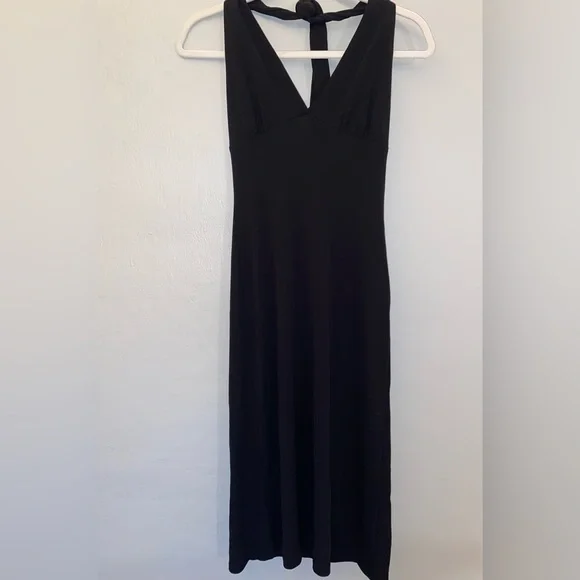Banana Republic Black Halter Dress